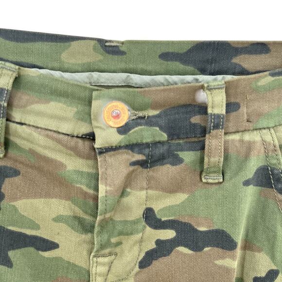 NSF Vincent Camo Skinny Leg Cargo Pant Deep Olive Camo Print Green Size 26 - Picture 4 of 13